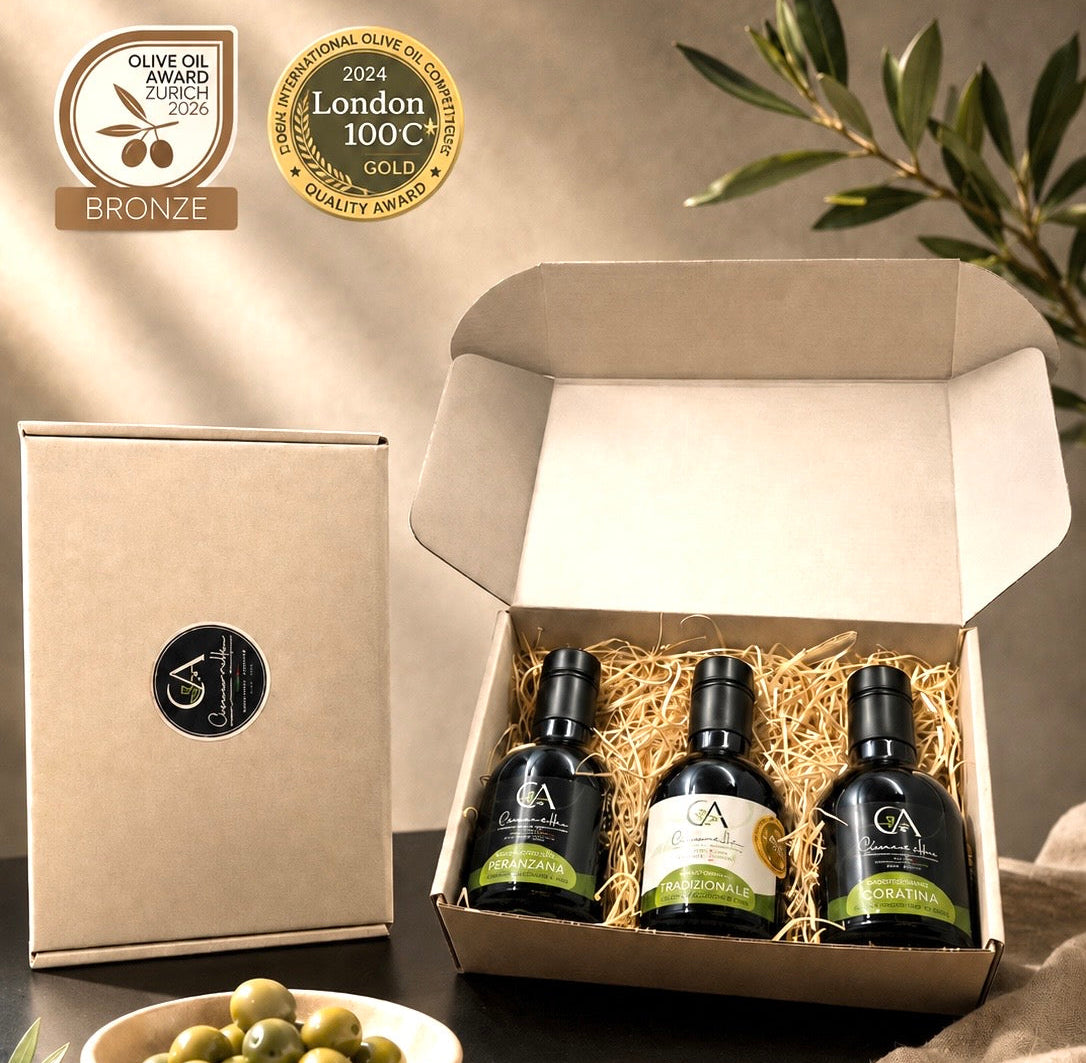 Kit Degustazione Oli (3 x 250 ml) - Olio Extravergine di Oliva