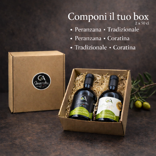 Box bottiglie (2 x 500 ml) - Olio Extravergine di Oliva